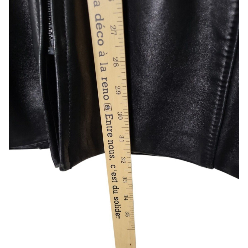 Danier Men's Coat Size S Black Leather Thinsulation - Picture 10 of 13